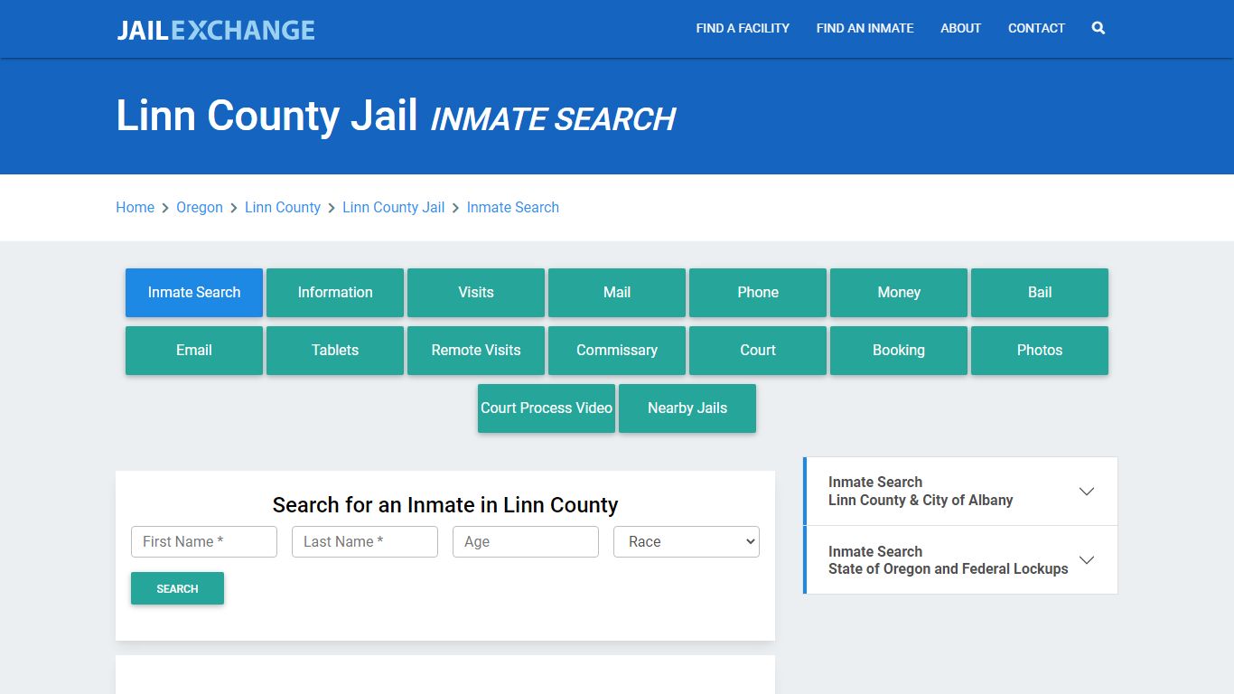 Linn County Jail, OR Inmate Search: Roster & Mugshots